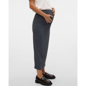 High Waist Midi-Rok - Kleur - Materiaal