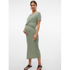 Mlanli - Zwangerschapsjurk - O-hals - Korte Mouwen - Regular Fit