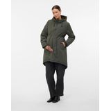 Jas - Imitatiebont Voering - 3-in-1 - Extra Lang - Voor Zwangerschap en Draagfunctie