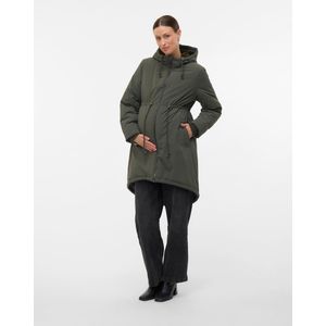 Jas - Imitatiebont Voering - 3-in-1 - Extra Lang - Voor Zwangerschap en Draagfunctie