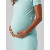 Jurk - Kort - O-hals - Korte Mouwen - Regular Fit