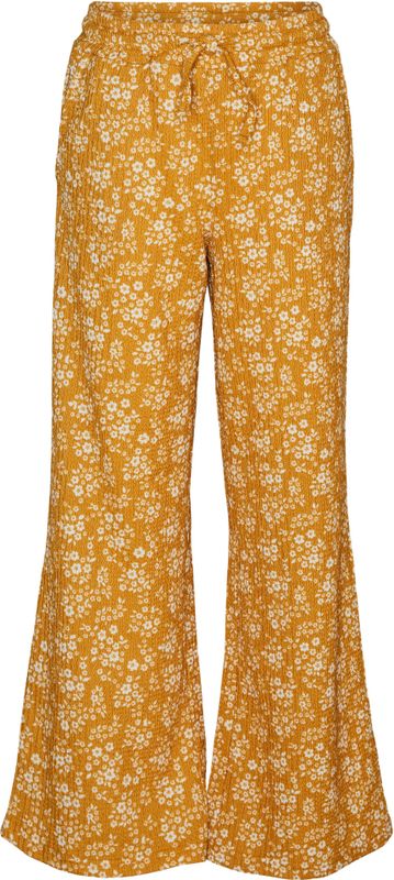 VERO MODA - Broek - Blauw - Katoen - Relaxed Fit