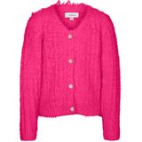 VERO MODA - Vest - Groen - Katoen - V-Hals met Knoopsluiting