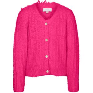 VERO MODA - Vest - Groen - Katoen - V-Hals met Knoopsluiting