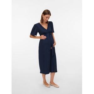 Mlselima - Zwangerschapsjurk - V-Hals - Midi-lengte - Bodycon Fit