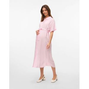 Vmmbumpy - Blousejurk - Korte Mouwen - Loose Fit - Riem in de Taille