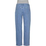 Regular Fit Zwangerschapsjeans - Blauw - Katoen - Mid Waist