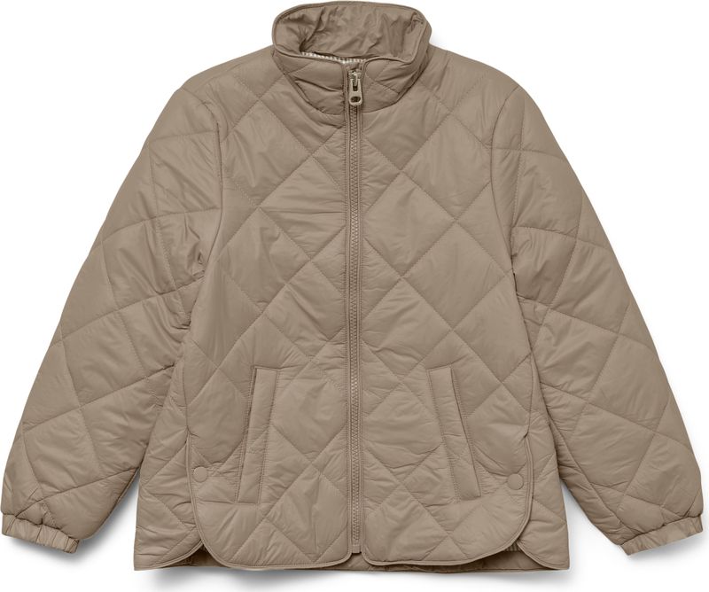 Gequilte Jas - Junior - Hoge Kraag - Mouwloos - Elastische Manchetten - Ritssluiting - Zakken