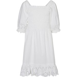 VERO MODA Girl - Korte Jurk - Regular Fit - Gesmokt Detail - Junior