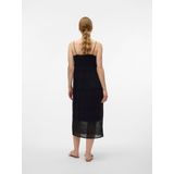 Jerseyjurk - Effen - Katoen - V-hals - Mouwloos - Normale Pasvorm