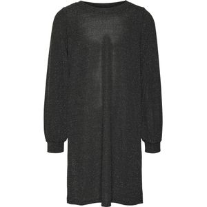 Vero Moda - VmKanva - Cocktailjurk - Zwart/Zilver Lurex - Katoen