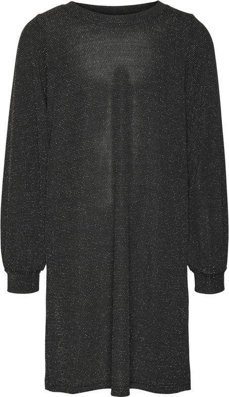 Vero Moda - VmKanva - Cocktailjurk - Zwart/Zilver Lurex - Katoen