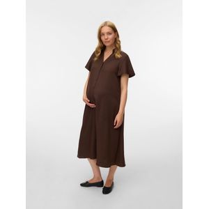 Mllifina - Zwangerschapsjurk - V-Hals - Korte Mouwen - Regular Fit