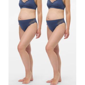 MAMALICIOUS - MLSIF - Slip - Navy - 2 Pack - High Waist