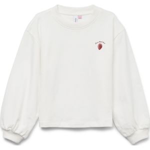 VERO MODA - Sweatshirt - Grijs - Katoen - Regular Fit