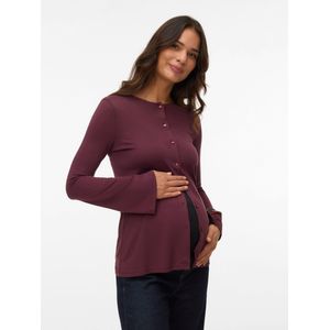 V-hals Vest - Blouse - Lange Mouwen - Voedingsfunctie in Zijnaad