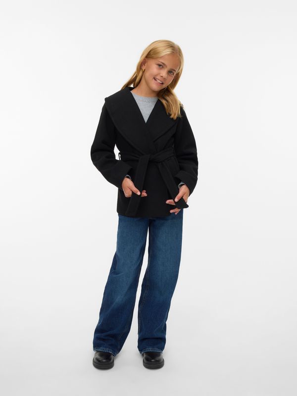 Vmanne - Jas - Omkeerbaar - Lange Mouwen - Riemsluiting - Volledig Gevoerd