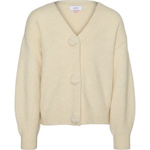 Vmcecily - Gebreid Vest - Junior - V-Hals - Lange Mouwen - Knoopsluiting