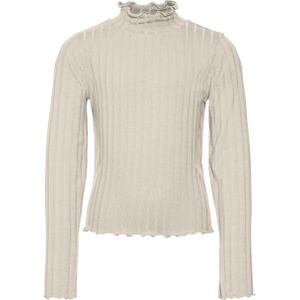 VERO MODA - Top - Blouse - Zwart - Hoge Hals - Lange Mouwen - Regular Fit