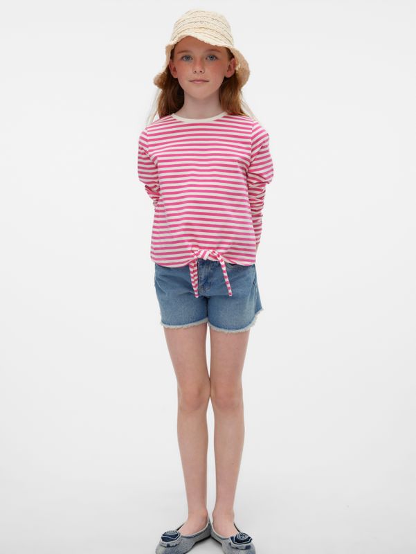 Vero Moda - Blouse - Lange Mouwen - Geknoopt Detail - Regular Fit