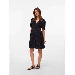 Vmmalba - Zwangerschapsjurk - Korte Mouwen - V-Hals - Regular Fit