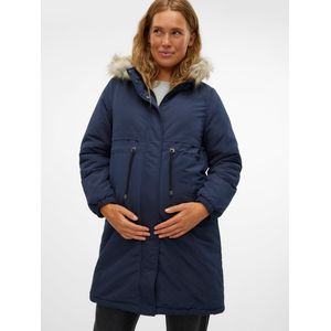 MAMALICIOUS Jas MLJESSI van Gerecycled Polyester Donkerblauw