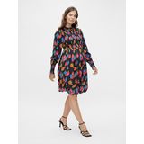 Mlgeorgia - Zwangerschapsjurk - Hoge Hals - Lange Mouwen - Ballonmouwen