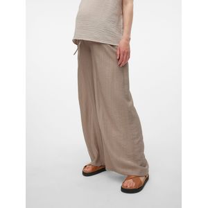 Broek - Zwart - Katoen - Koordsluiting - Buikband voor Comfort