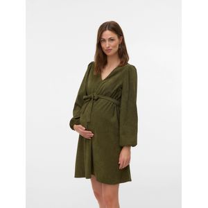 Mljane - Zwangerschapsjurk - V-Hals - Lange Mouwen - Regular Fit