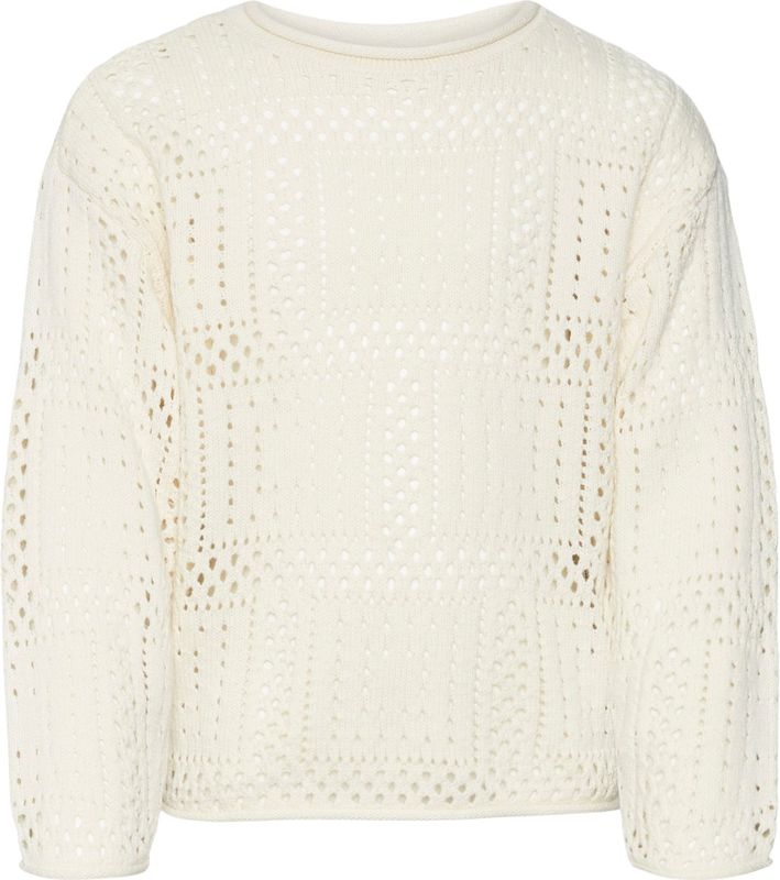 VERO MODA - Gebreide Pullover - Roze - O-hals - Lange Mouwen