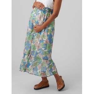 MAMALICIOUS Mlsydney - Rok - French Blue - Gerecycled Polyester - Bloemenpatroon