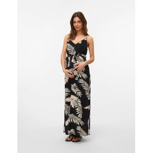 Jurk - VMMEasy Joy - Gevoerd - Bloemenprint - Mouwloos - 3/4 Lengte - Getailleerd