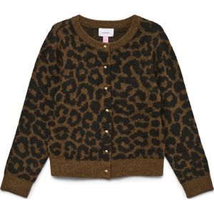 VERO MODA GIRL - Vest - Lange Lengte - Ronde Hals - Knoopsluiting