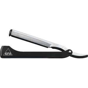 Efalock Klingenmesser Edelstahl schwarz teflonbeschichtet