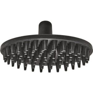 Efalock Silikon Kopfmassageb&uuml;rste schwarz