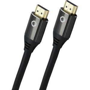 Oehlbach HDMI Gecertificeerd 2.1 - [1x HDMI-stekker - 1x HDMI-stekker] 1,5 Meter Zwart