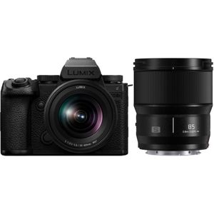 Panasonic - Lumix DC-S5 IIX - Systeemcamera - Zwart - Inclusief 20-60mm en 85mm lens