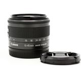 Canon EF-M 15-45mm F/3.5-6.3 IS STM zwart OCCASION