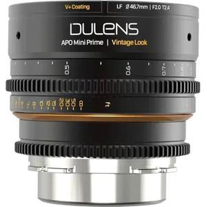 Dulens - Mini Prime 21mm T2.6 - PL-mount - Zwart - Cine Lens
