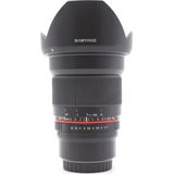 Samyang 16mm F/2.0 ED AS UMC CS MFT + zonnekap OCCASION