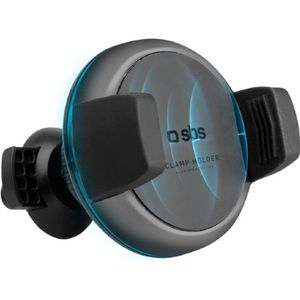 SBS Wireless Clamp circular phone Car Holder Qi charger 10W