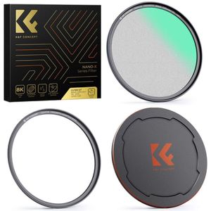 K&F Concept Magnetic 1/4 Black Mist Nano-X filter incl adapterring en lensdop 67 mm