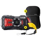 Ricoh WG-60 rood Holiday Kit
