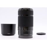 Sony SEL 55-210mm F/4.5-6.3 OSS zwart + ALC-SH115 zonnekap OCCASION