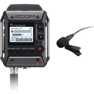 Zoom F1-LP Field Recorder met Lavalier Microfoon