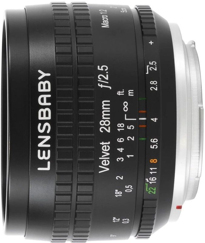 Lensbaby - Velvet 28 - Objectief - Zwart - Fuji X - Volledig Formaat