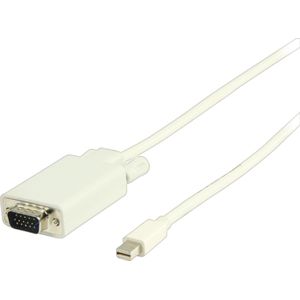 Valueline Mini DisplayPort - VGA 15-pins 2,0 m Wit