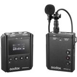 Godox WMicS2 Kit 1 UHF Draadloos microfoonsysteem
