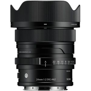 SIGMA - 24mm f/2 DG Contemporary - L-mount - Zwart - Prime-objectief