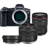 Canon EOS R + EF - RF Mount Adapter + RF 24-105mm F/4L IS USM + RF 35mm F/1.8 IS Macro STM